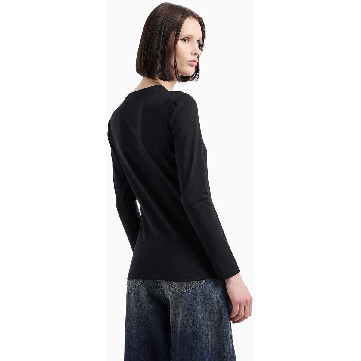 Women's T-Shirts EAX Black