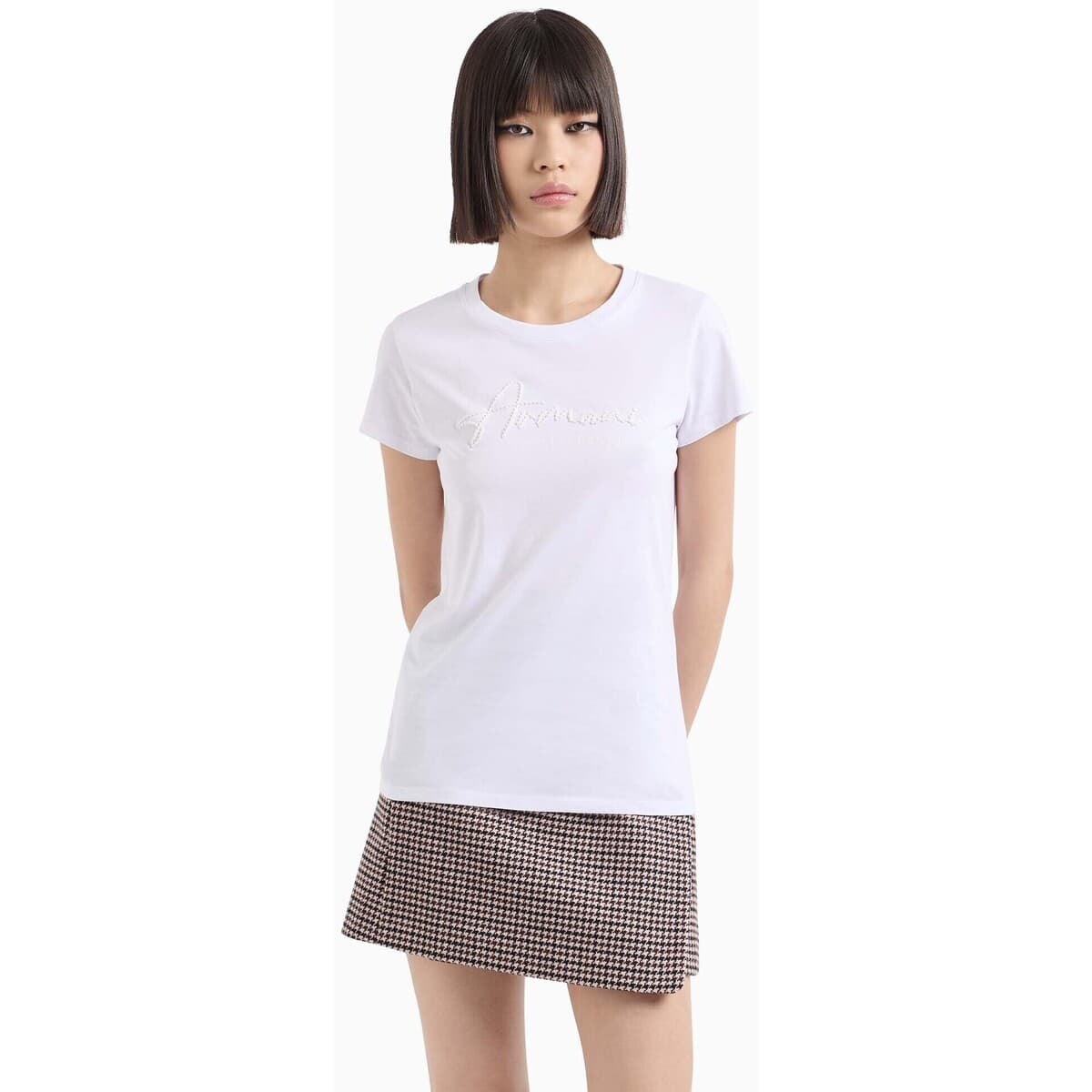 Women's T-Shirts EAX White