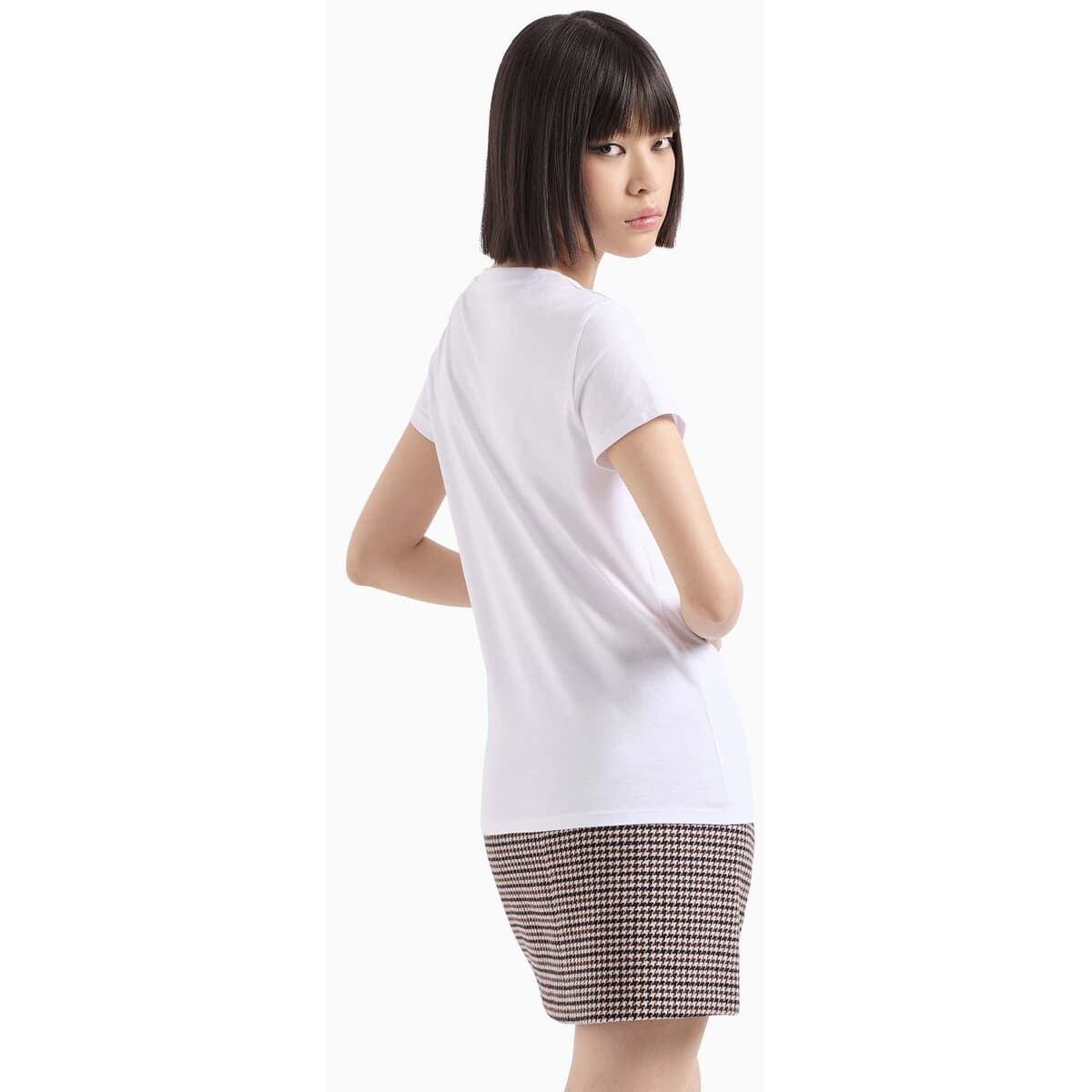 Women's T-Shirts EAX White