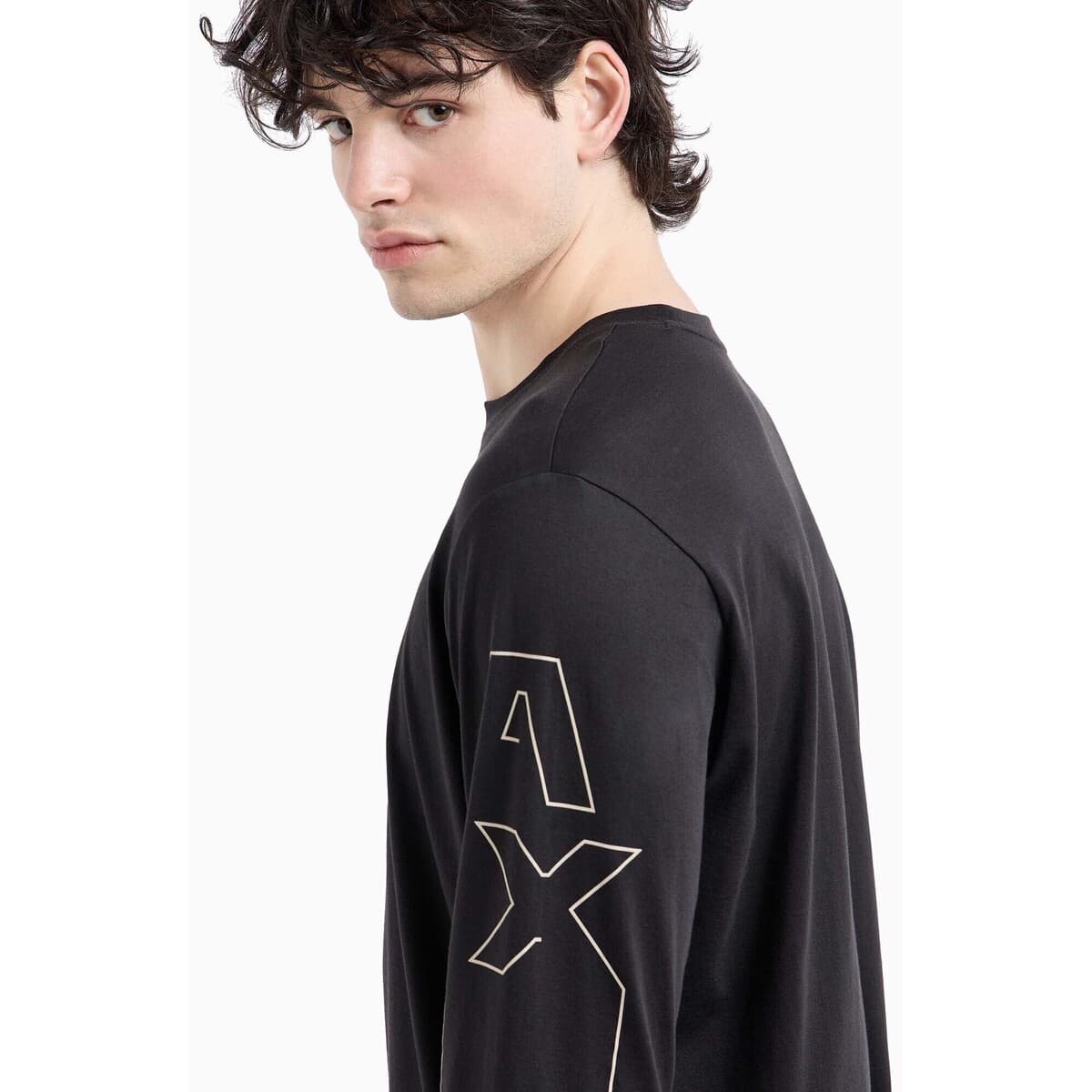 Men's T-Shirts EAX Black