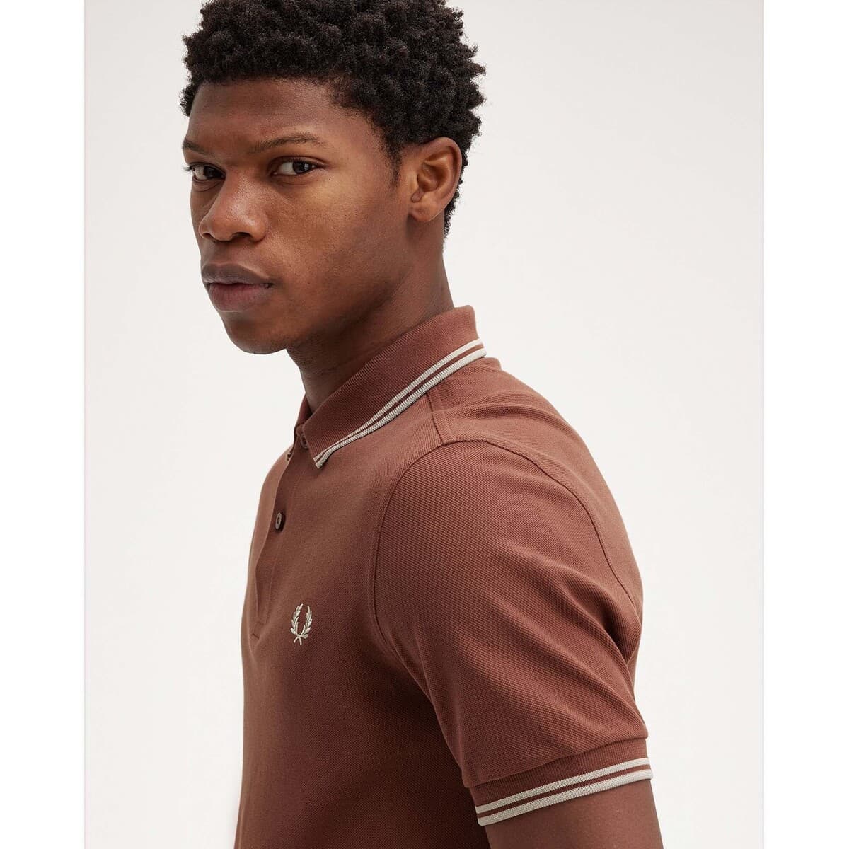 Men's T-Shirts Fred Perry Brown