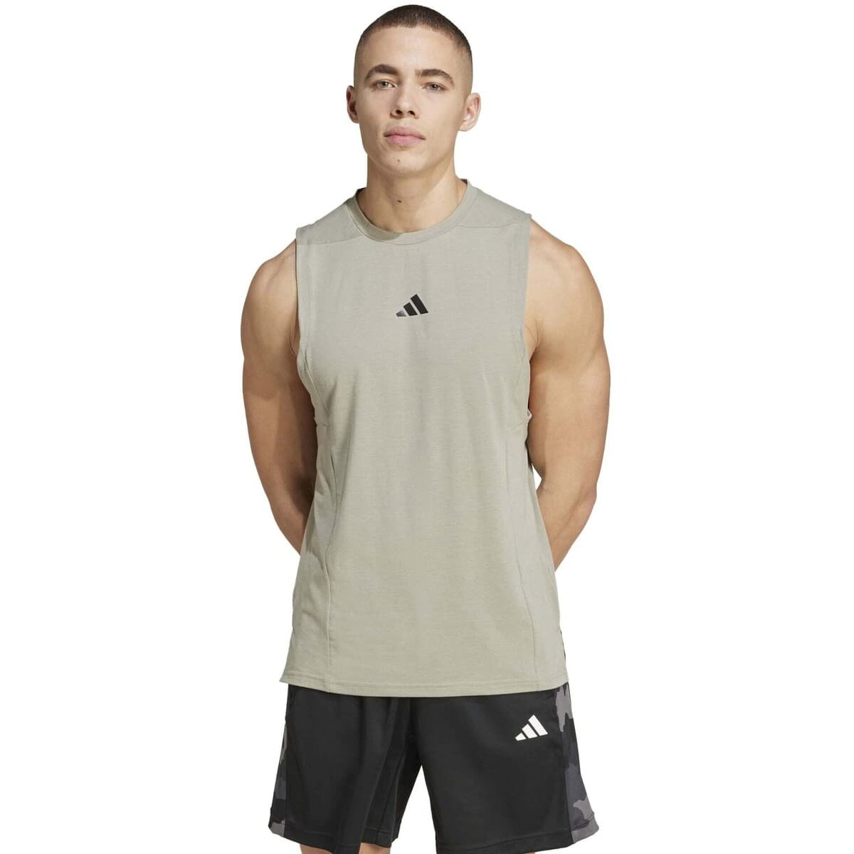 Men's T-Shirts adidas Brown