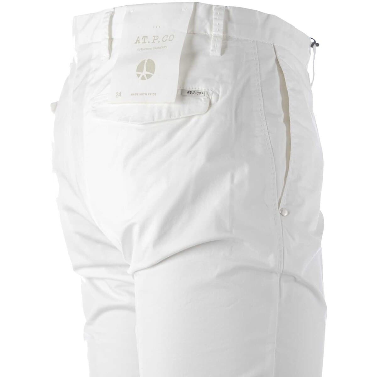 Men's Pants At.p.co White