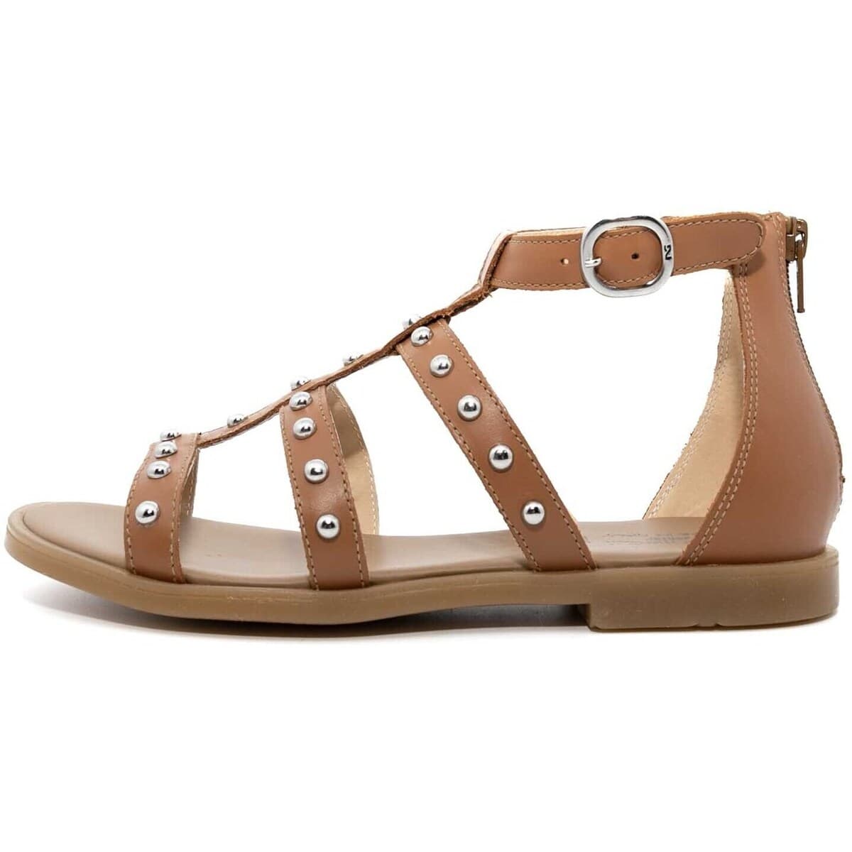 Σανδάλια χωρίς τακούνι NeroGiardini Armenia Cognac Tr Varese 305 Ambra