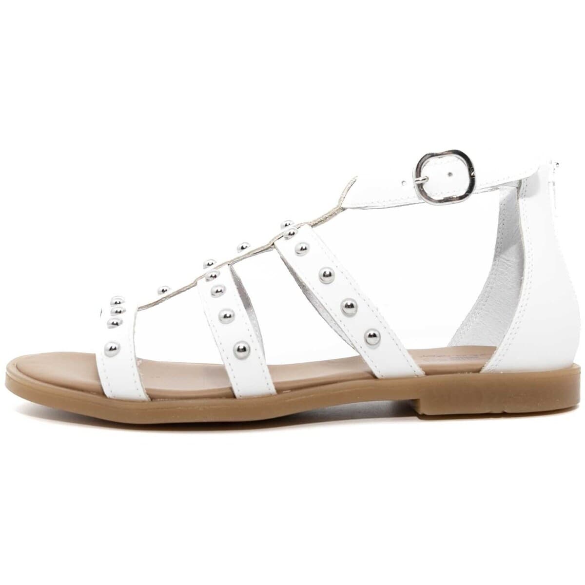 Σανδάλια χωρίς τακούνι NeroGiardini Armenia Cognac Tr Varese 305 Ambra