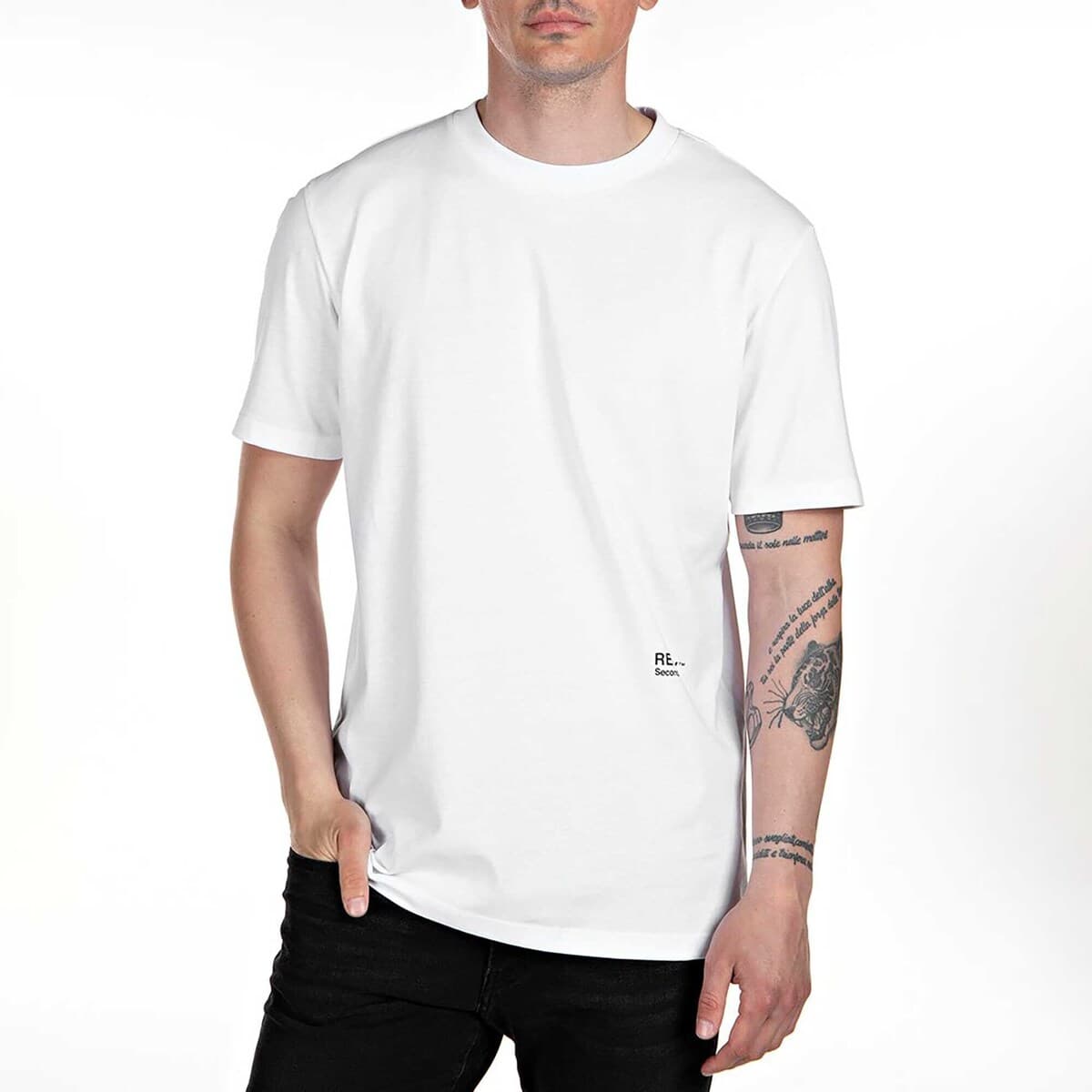 Men's T-Shirts Replay White