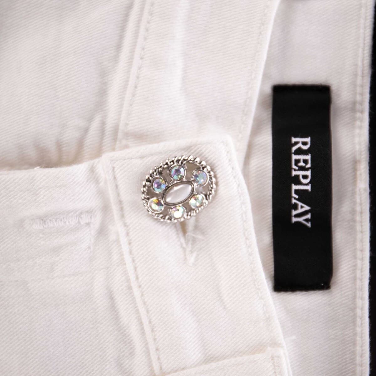 Women's Shorts Replay White