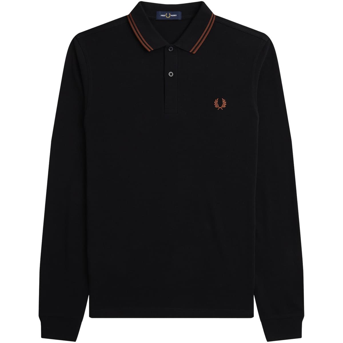 T-shirts & Polos Fred Perry Fp Ls Twin Tipped Shirt