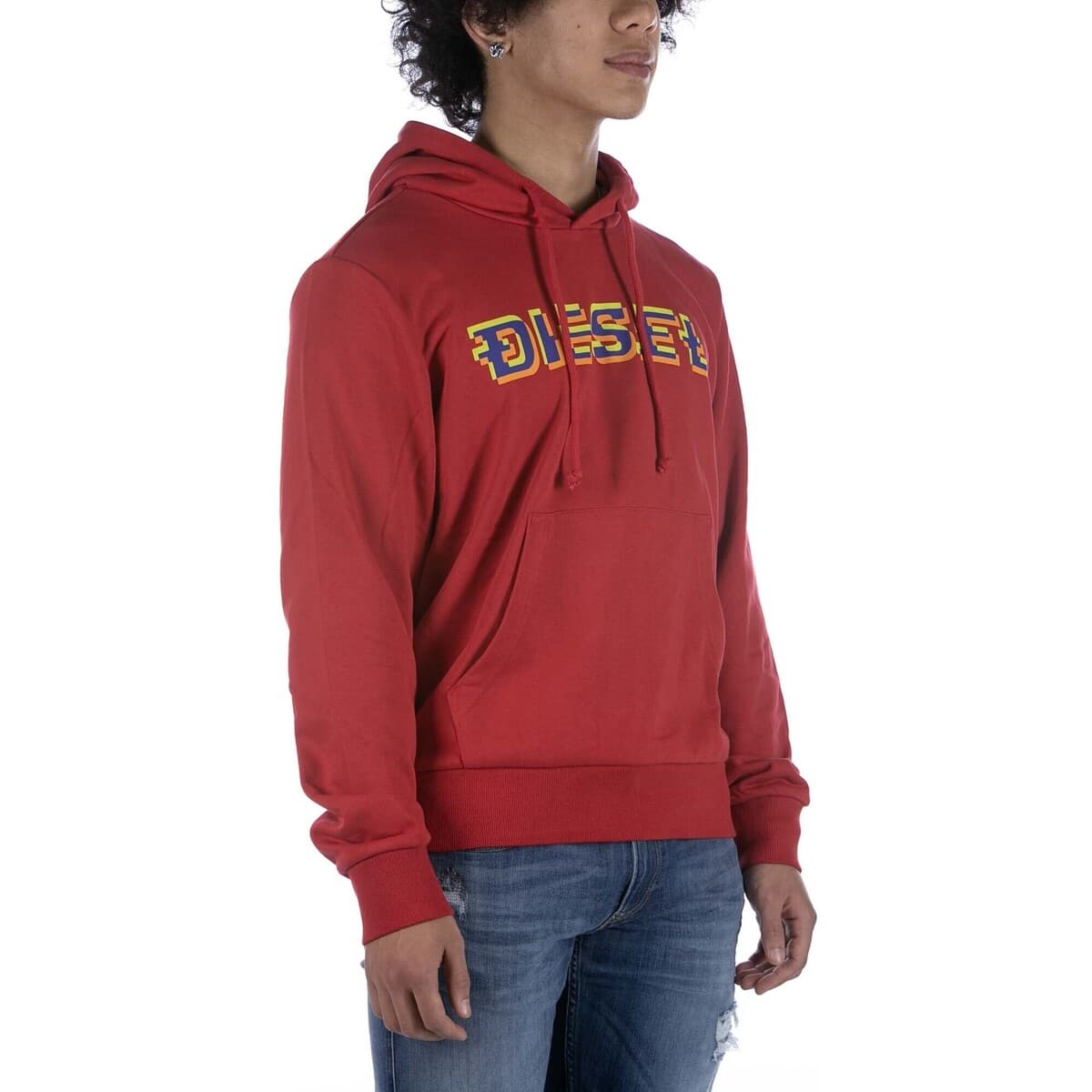 Men's Sweatshirts Diesel Red