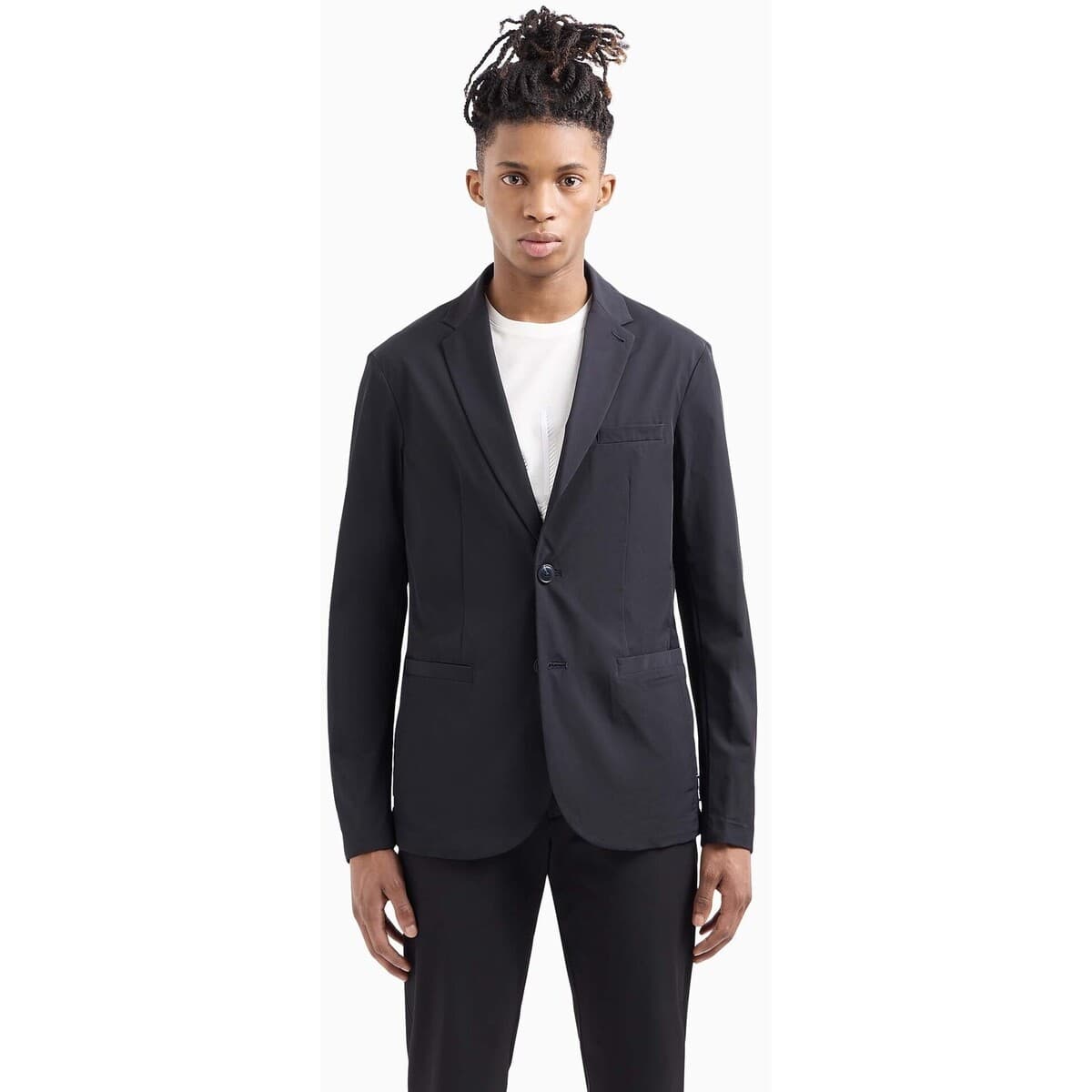 Men's Blazers EAX Blue