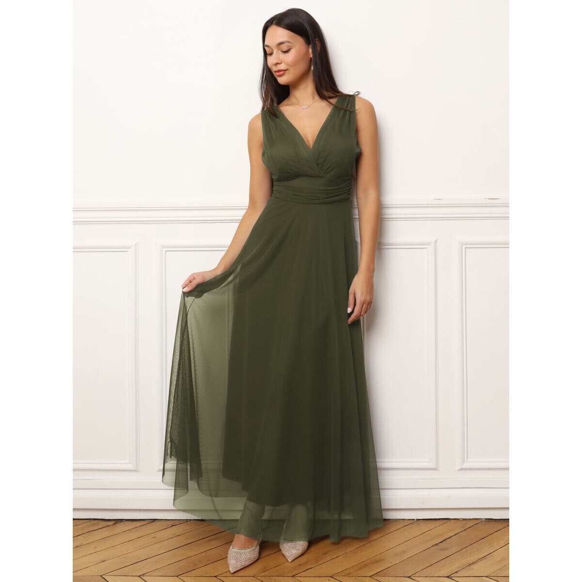 Women's Dresses La Modeuse Khaki