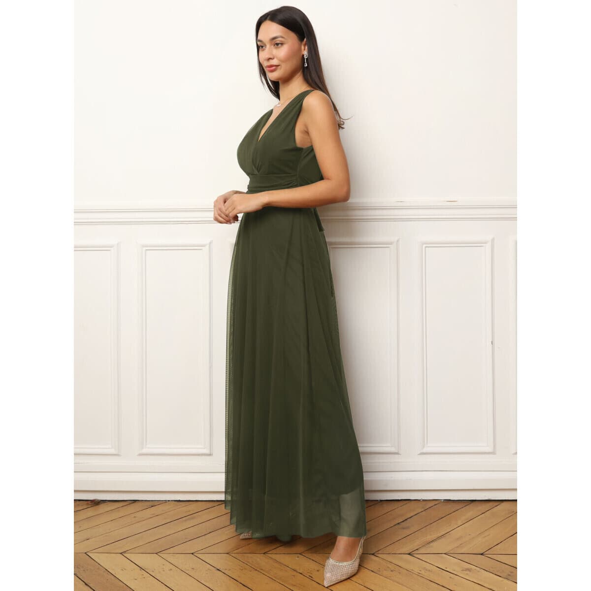 Women's Dresses La Modeuse Khaki