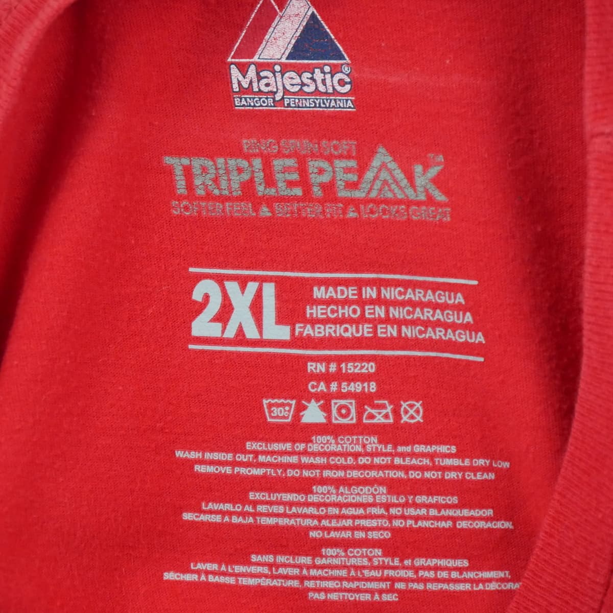 Men's T-Shirts Majestic Red