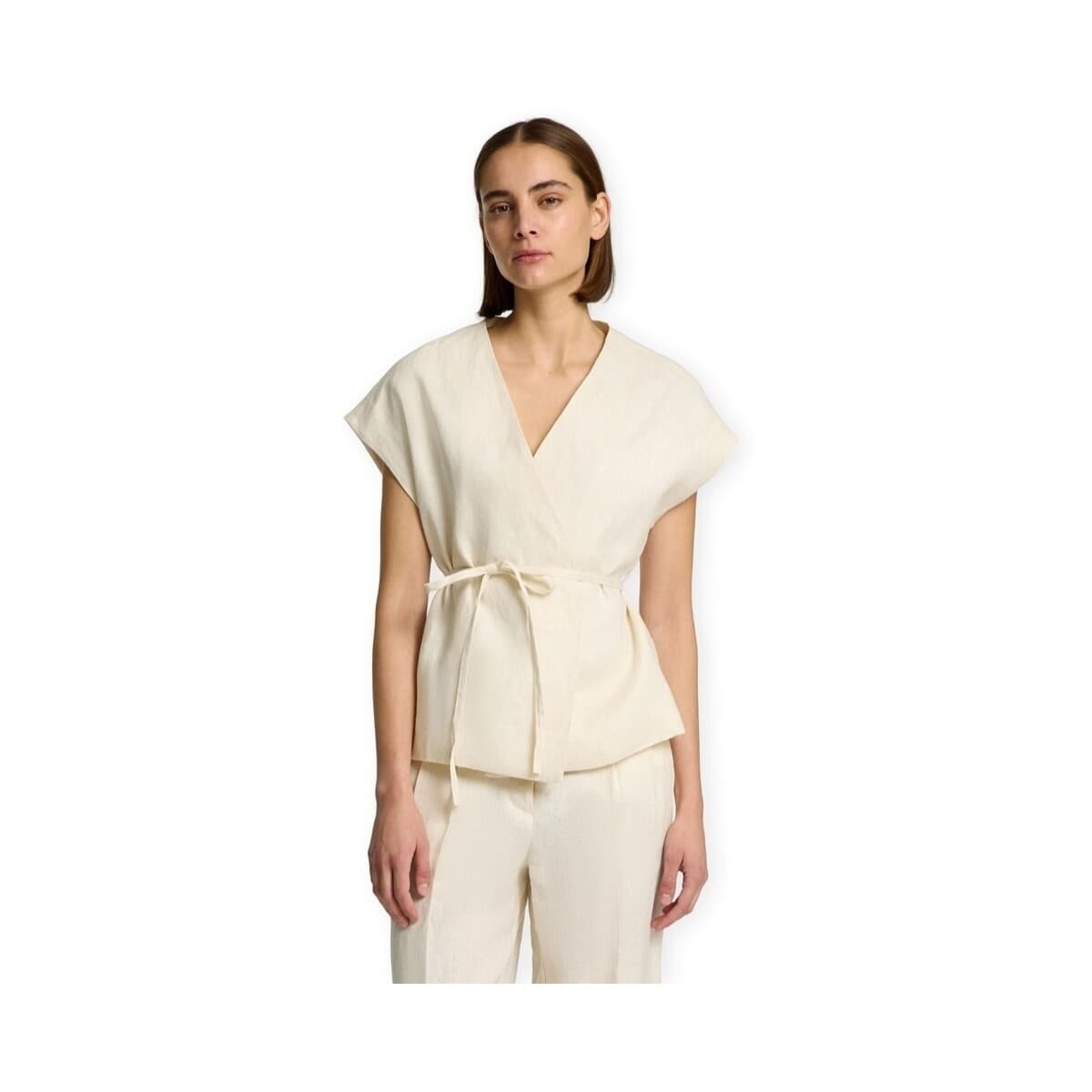 Women's T-Shirts Selected Beige