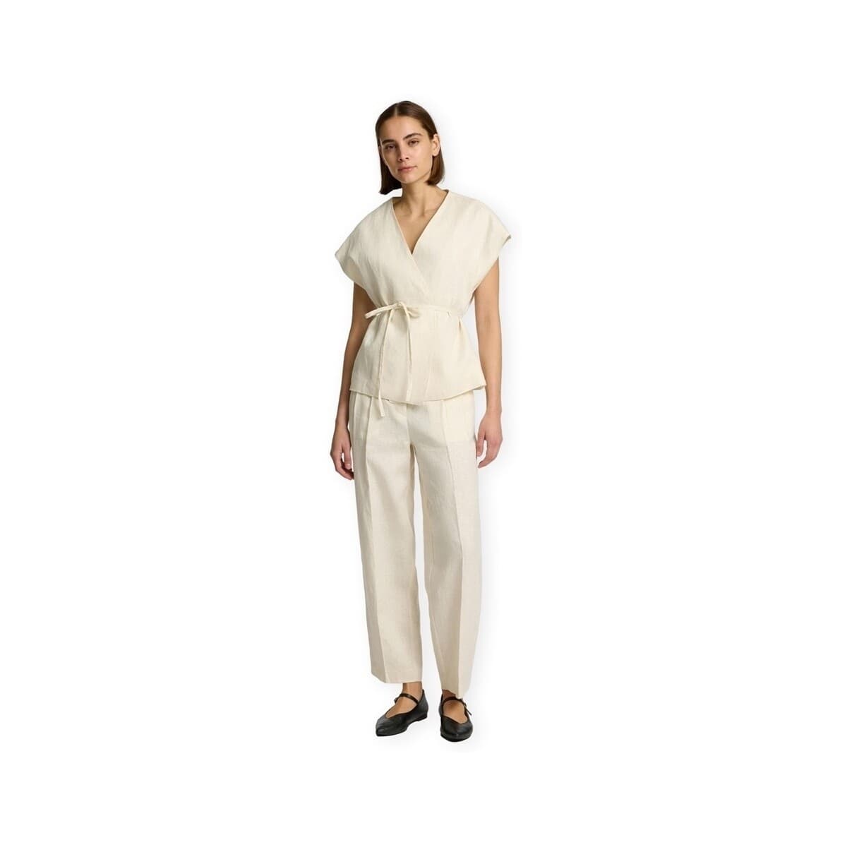 Women's Pants Selected Beige