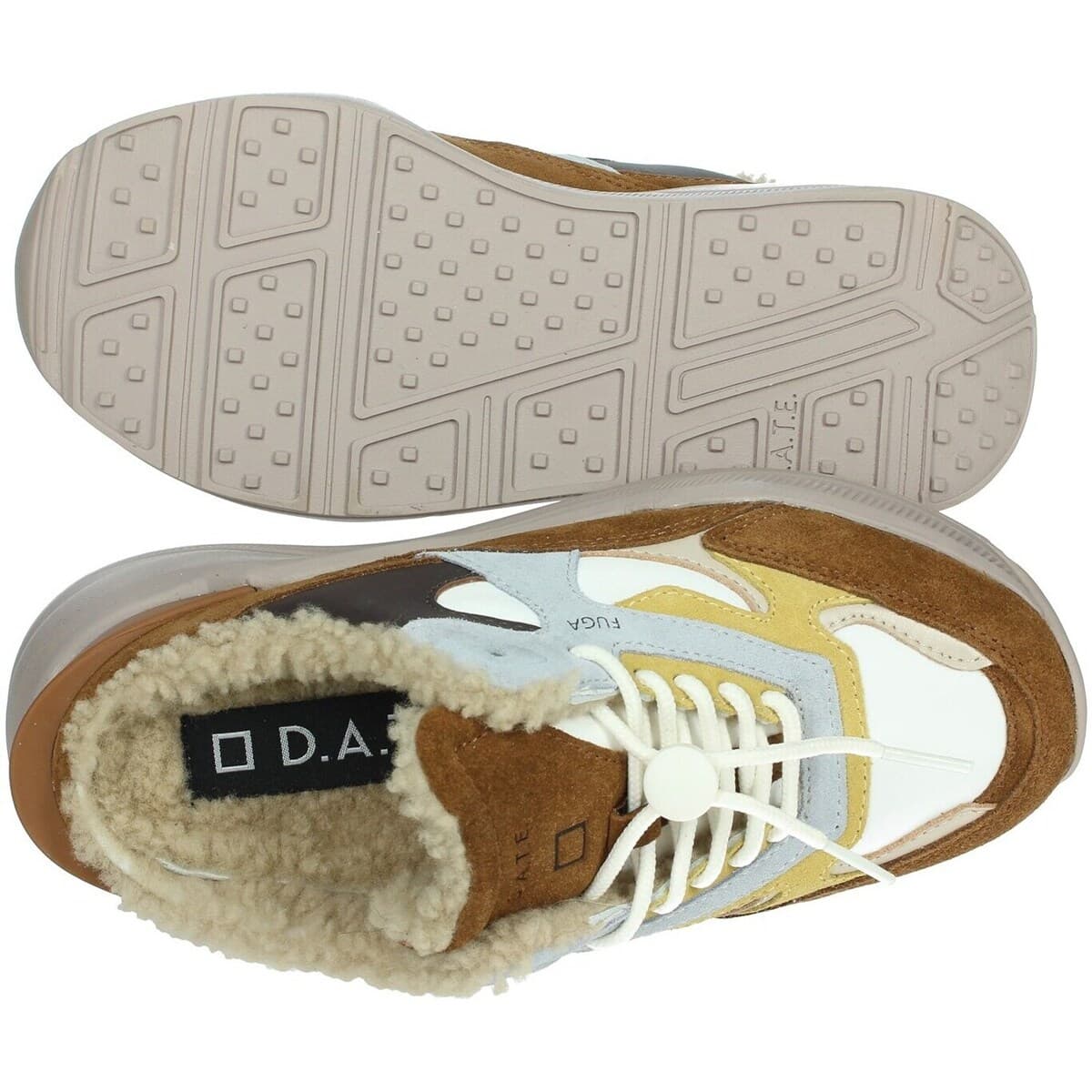 Women's Flip Flops D.A.T.E. Brown