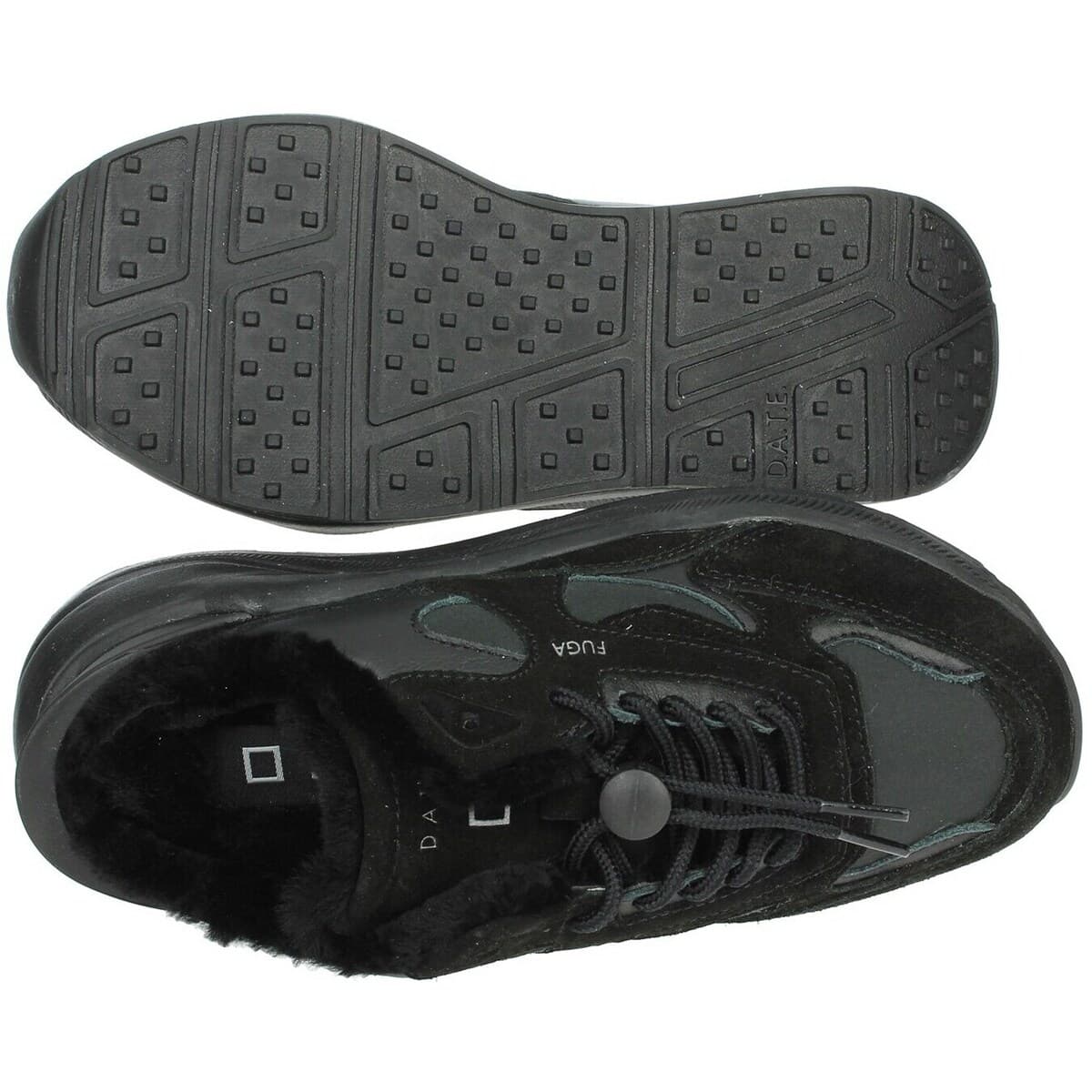 Women's Flip Flops D.A.T.E. Black