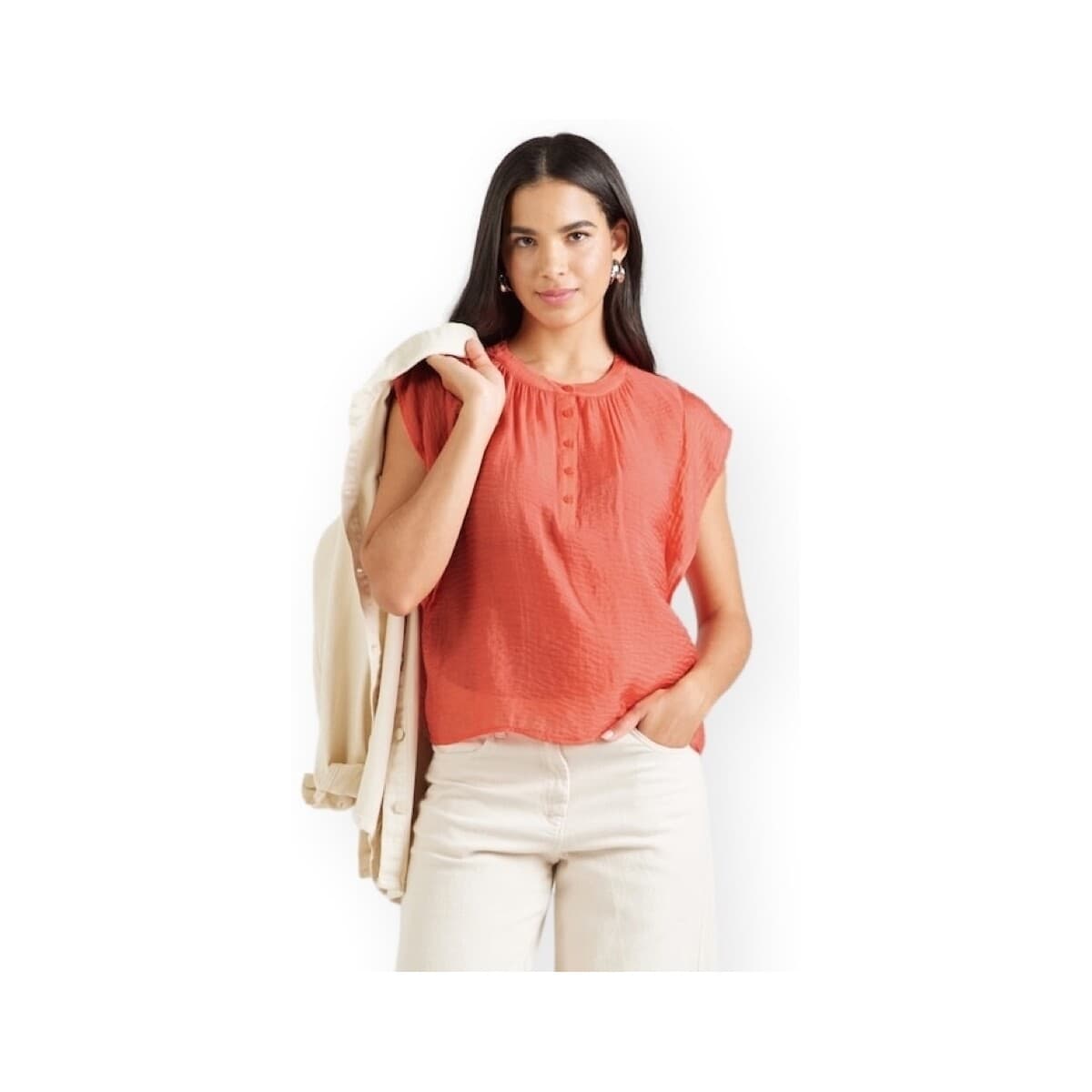Women's T-Shirts Vila Orange
