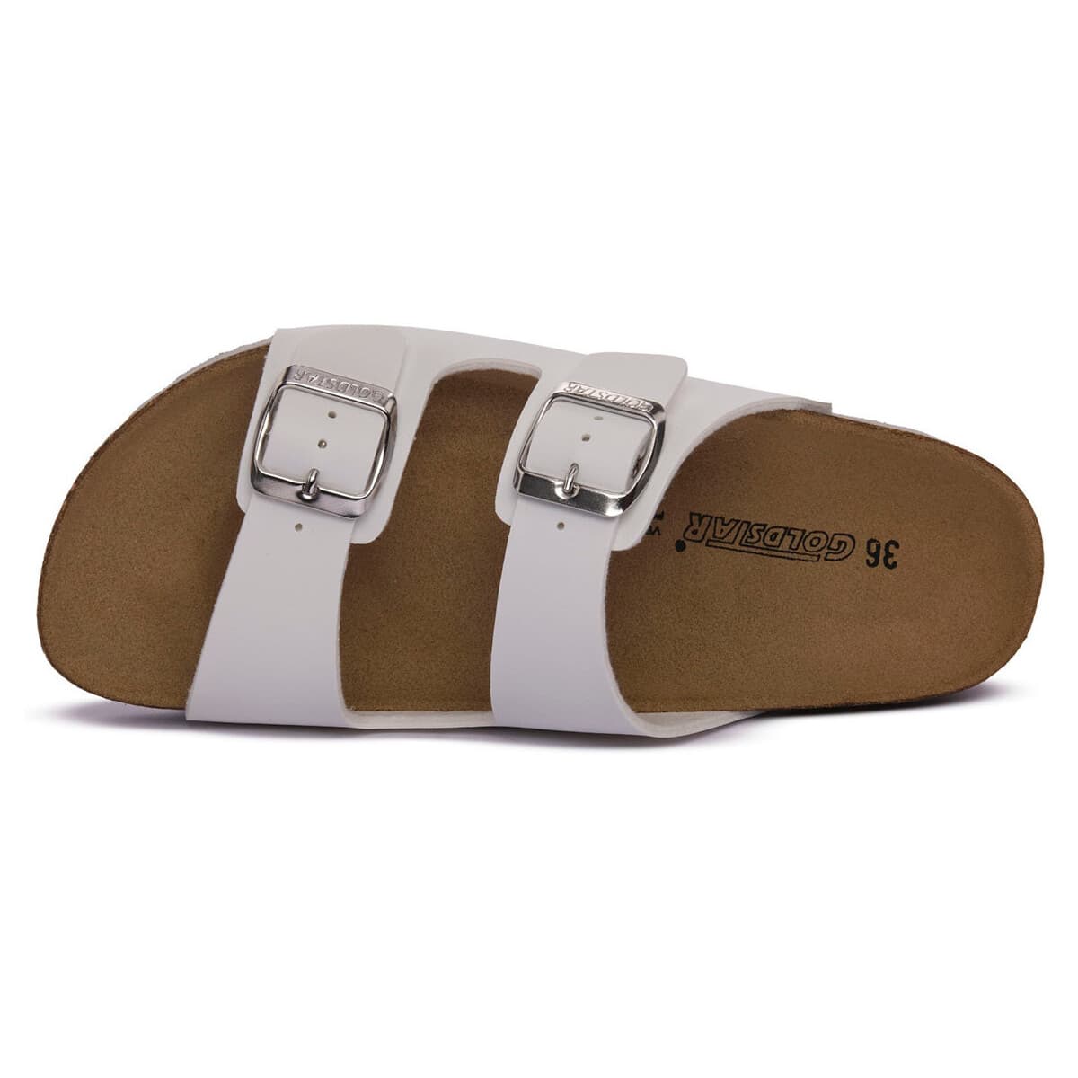 Boys' Slippers Gold Star White