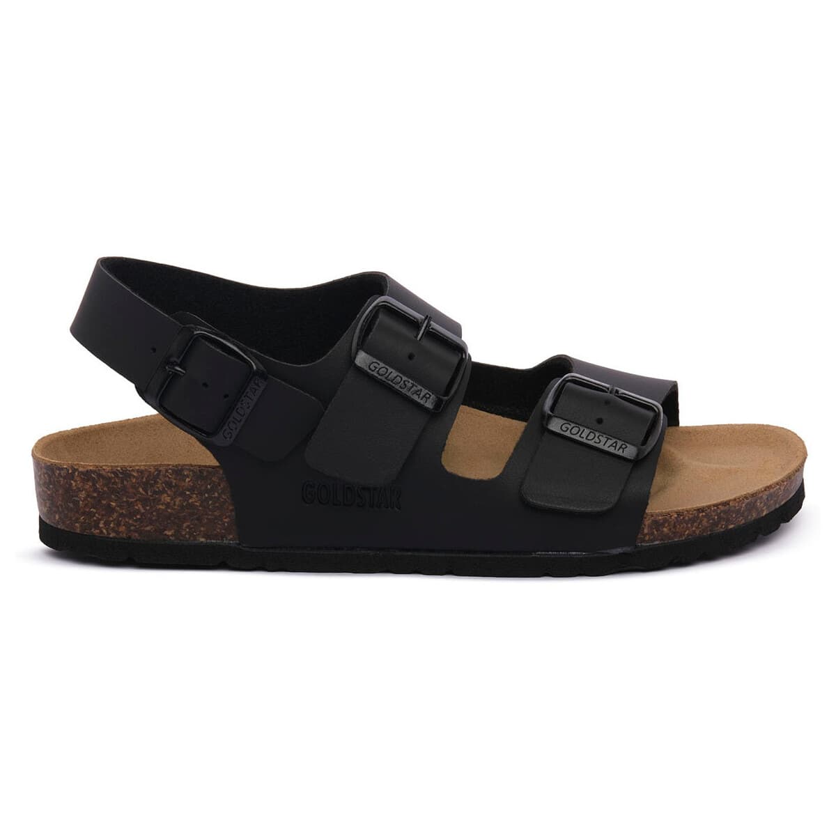 Men's Sandals Gold Star Black