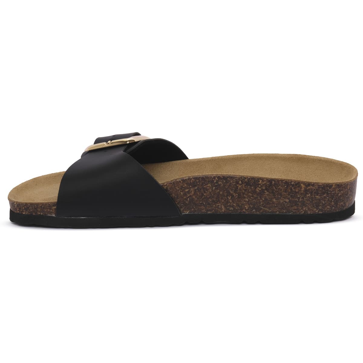 Women's Mules Gold Star Black