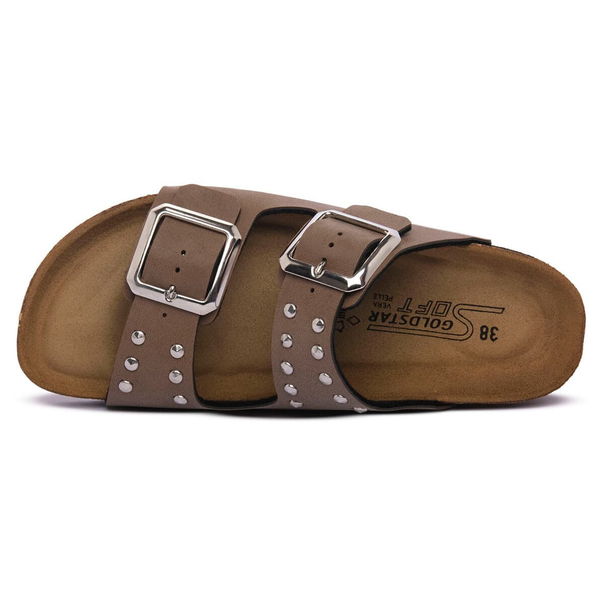 Men's Mules Gold Star Brown