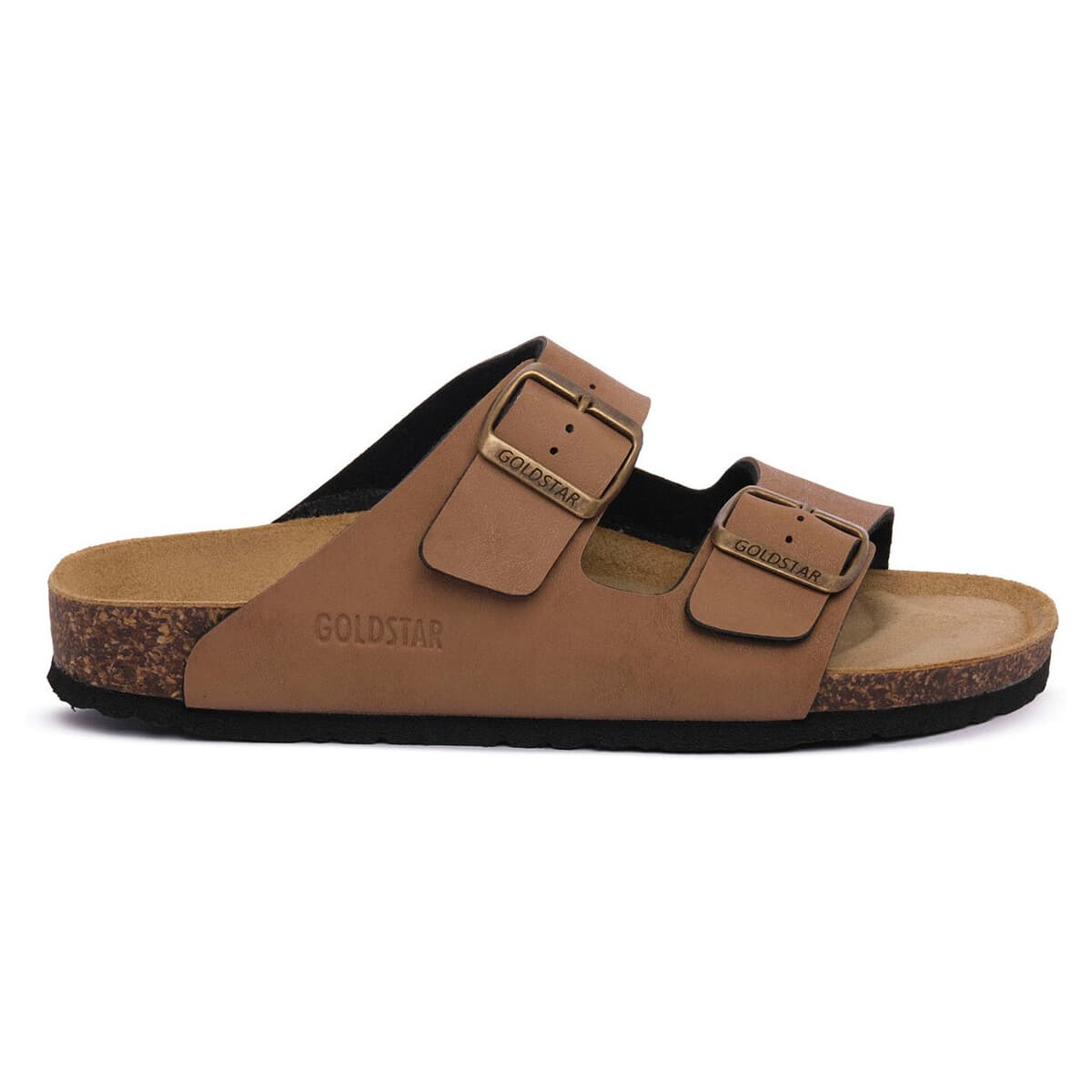 Women's Mules Gold Star Brown