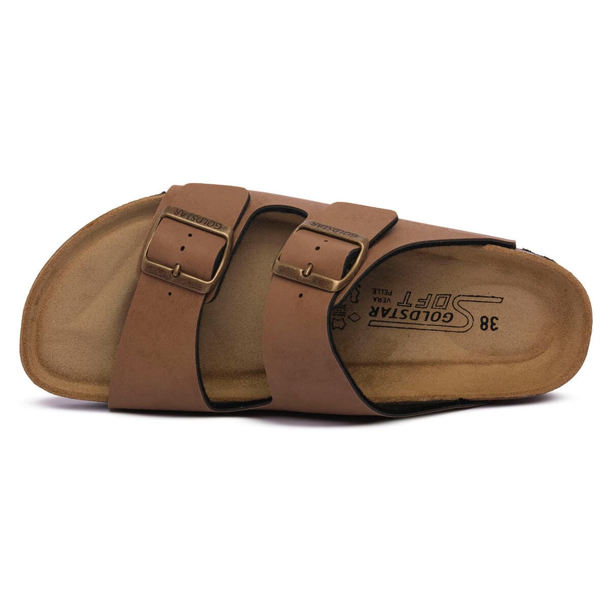 Women's Mules Gold Star Brown