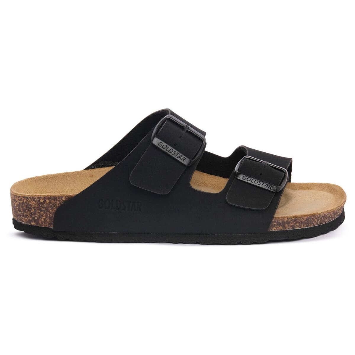 Women's Mules Gold Star Black