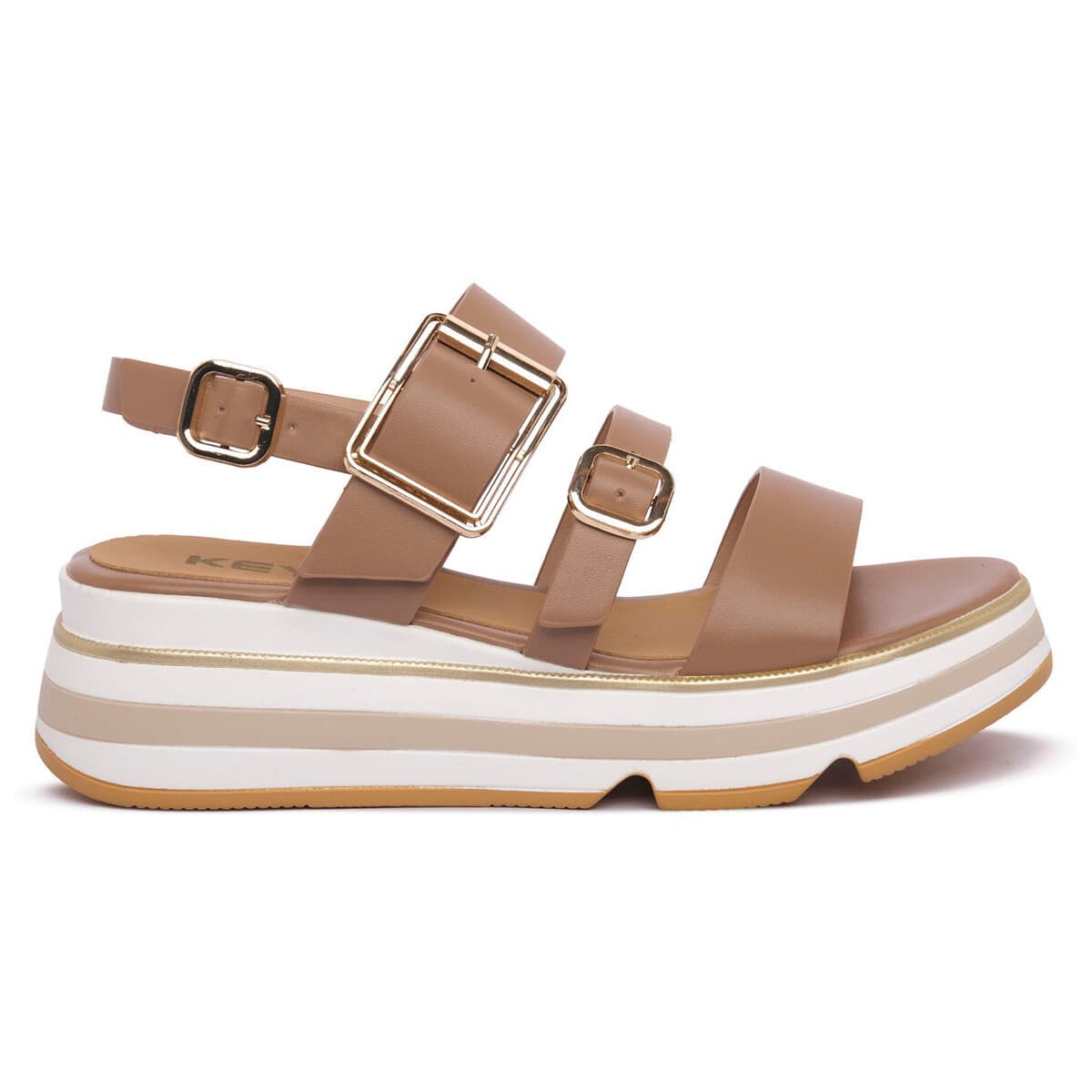 Women's Platforms Keys Brown