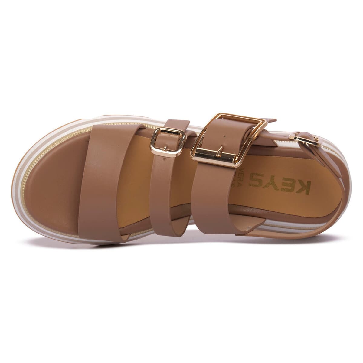 Women's Platforms Keys Brown
