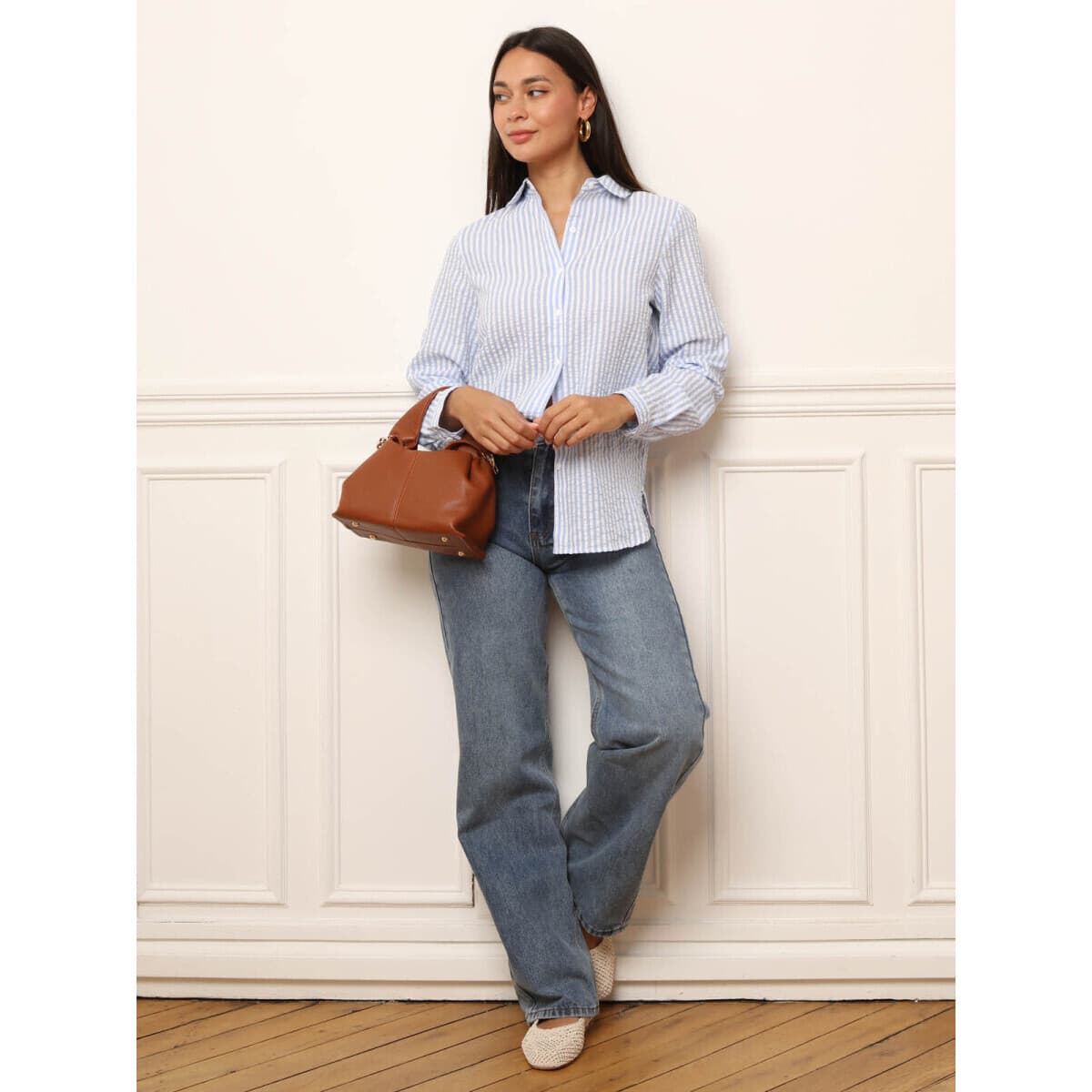 Women's Shirts La Modeuse Blue