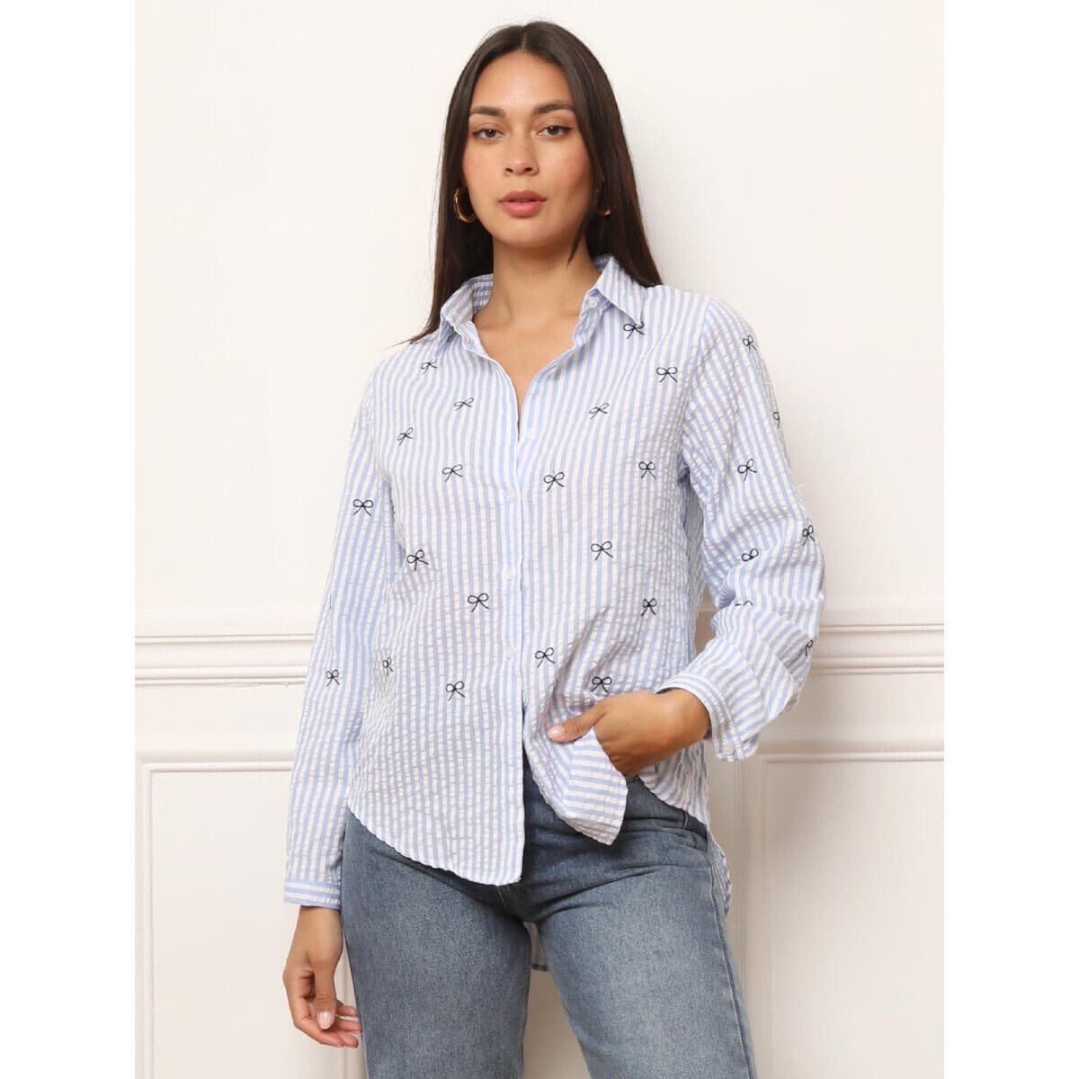 Women's Shirts La Modeuse Blue