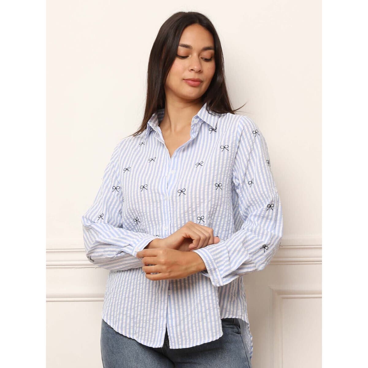 Women's Shirts La Modeuse Blue