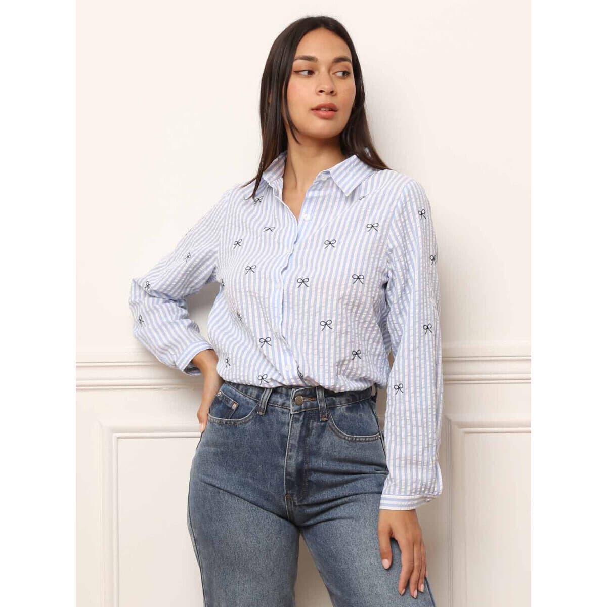 Women's Shirts La Modeuse Blue