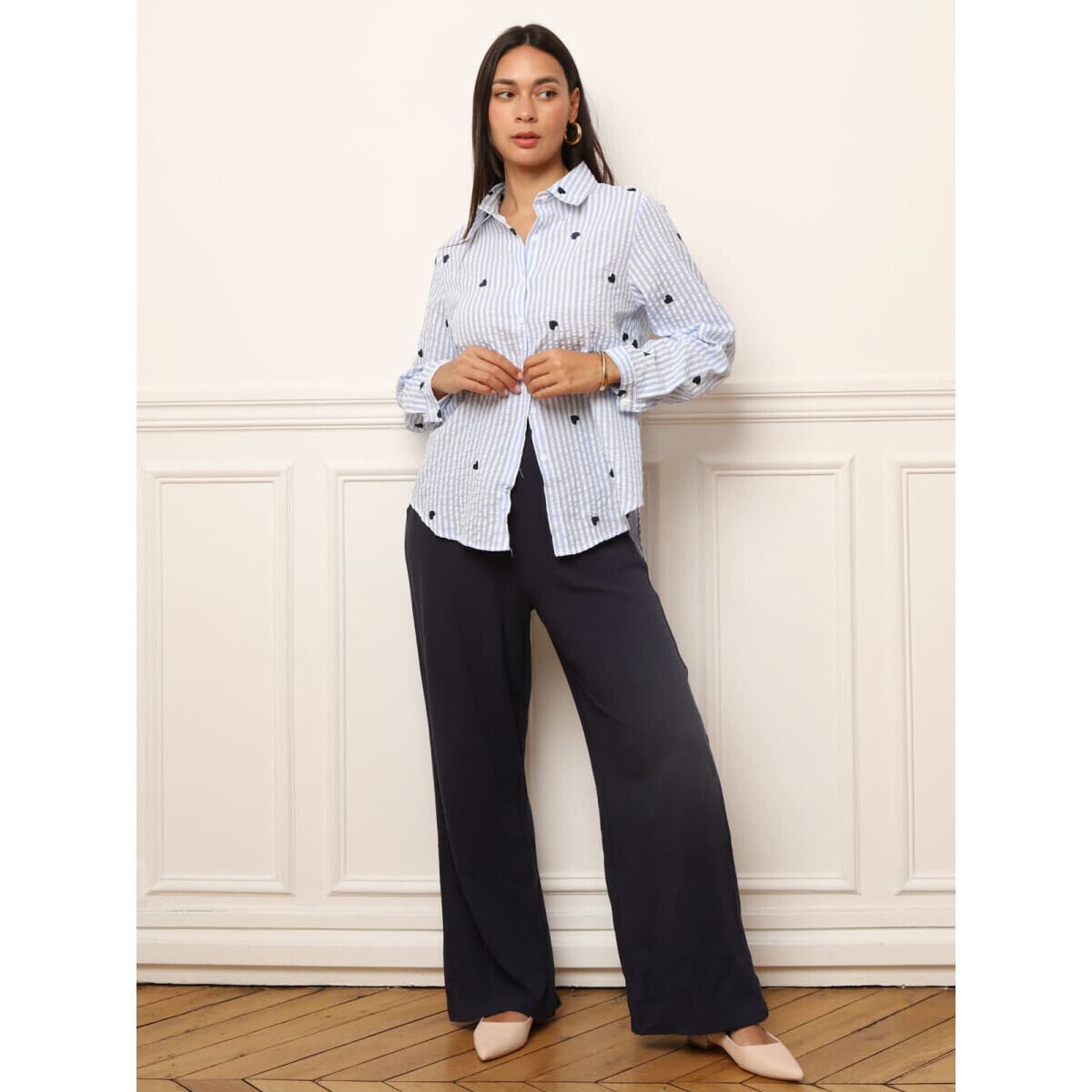 Women's Shirts La Modeuse Blue