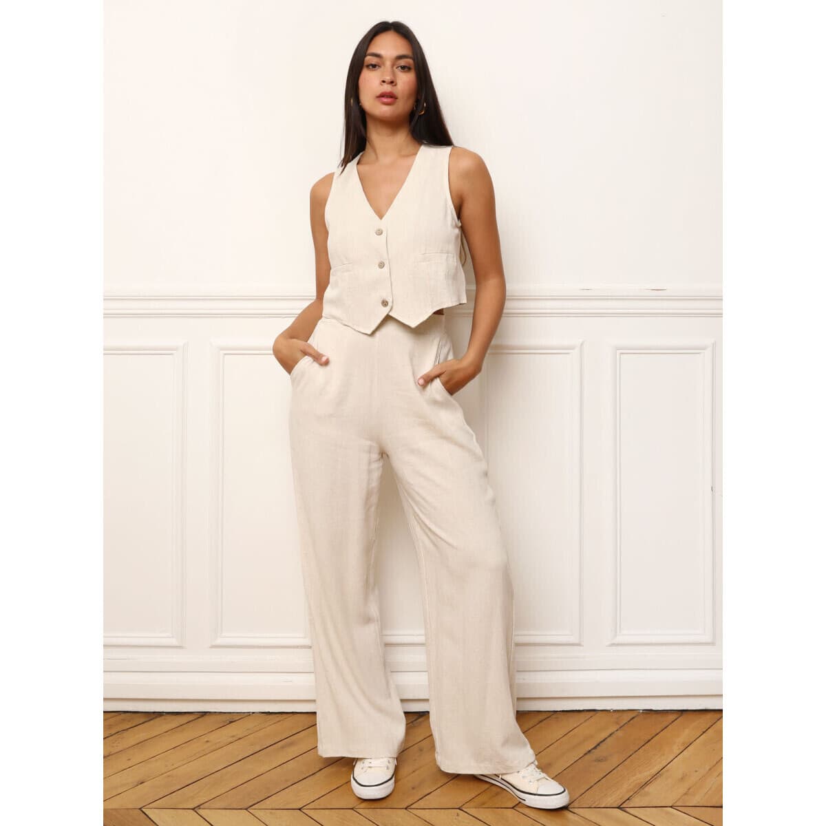 Women's Pants La Modeuse Beige