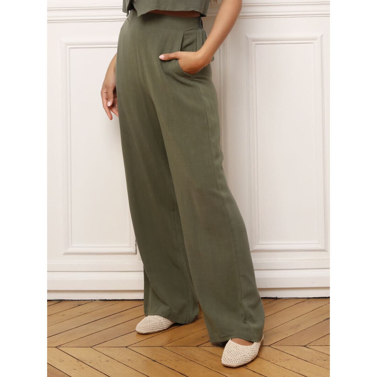 Women's Pants La Modeuse Khaki