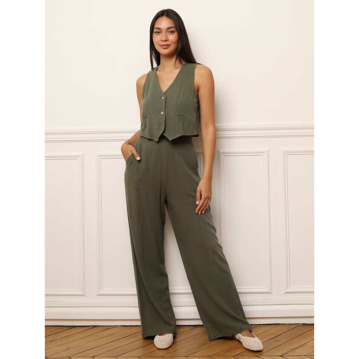 Women's Pants La Modeuse Khaki