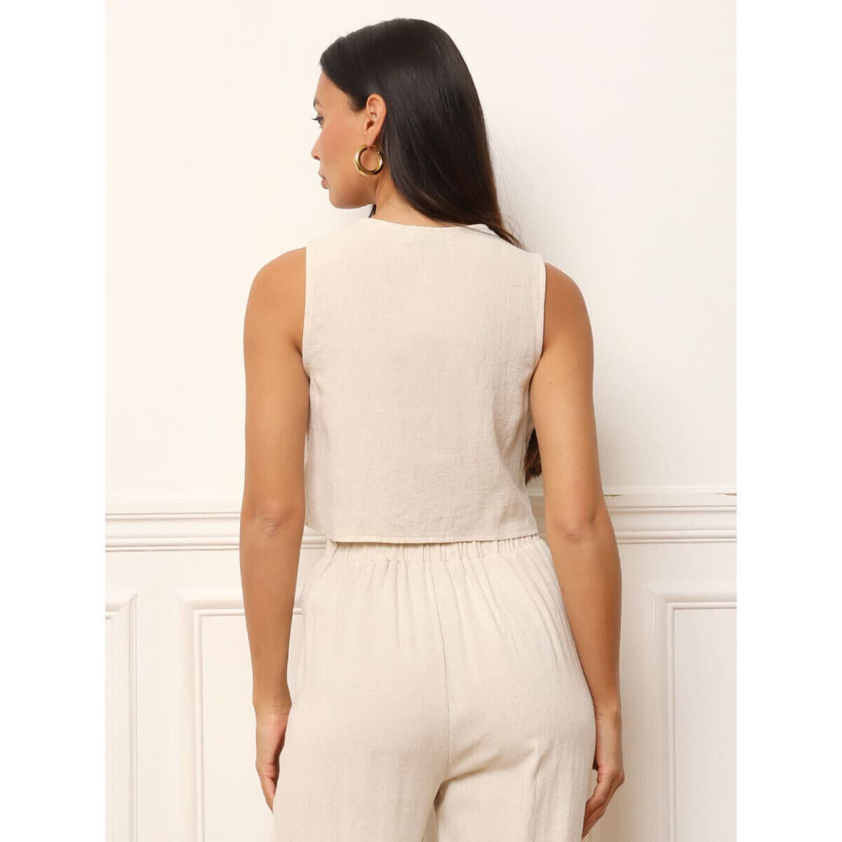 Women's T-Shirts La Modeuse Beige