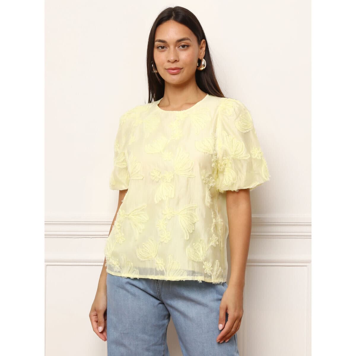 Women's T-Shirts La Modeuse Yellow