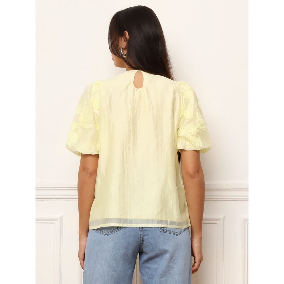 Women's T-Shirts La Modeuse Yellow