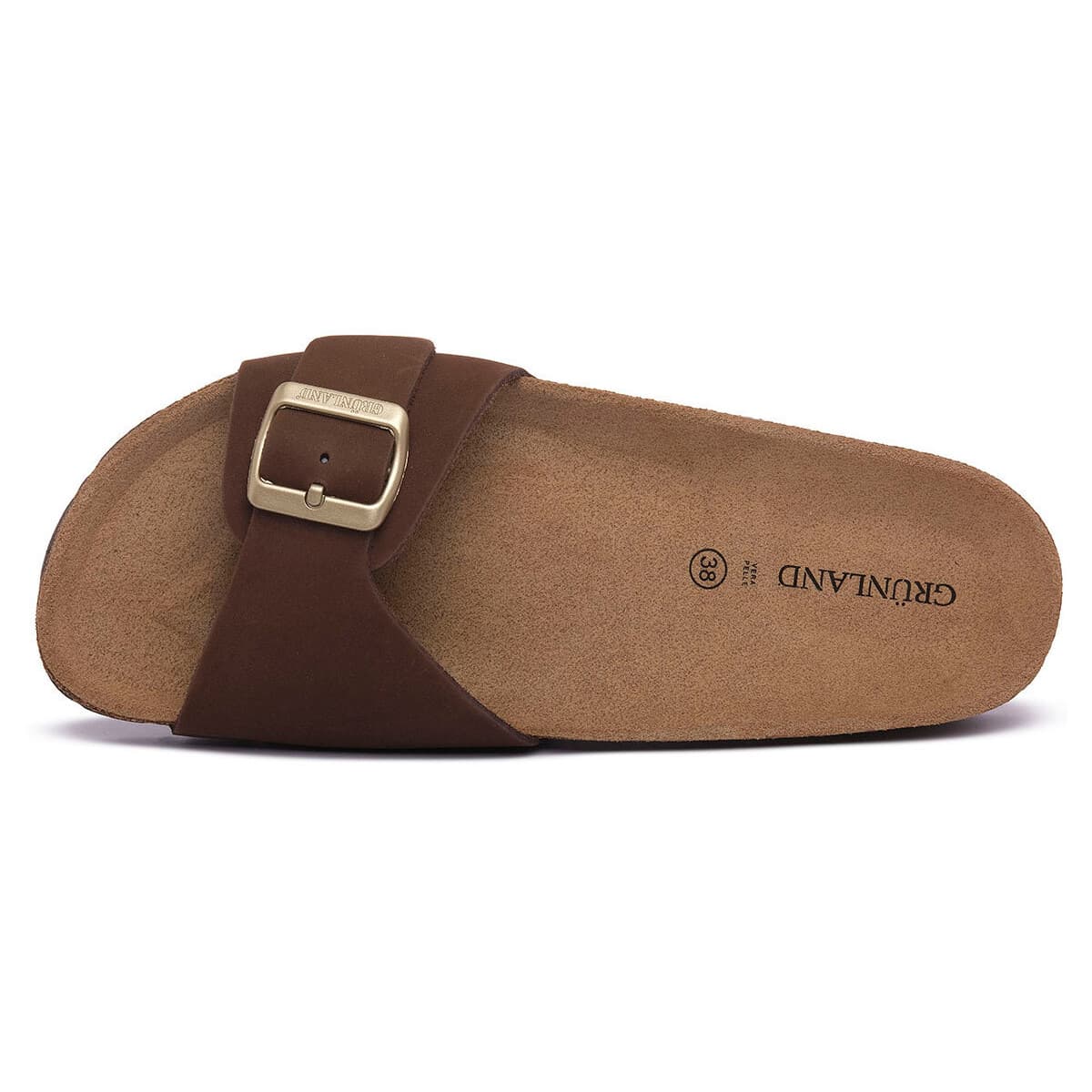 Women's Mules Grunland Brown