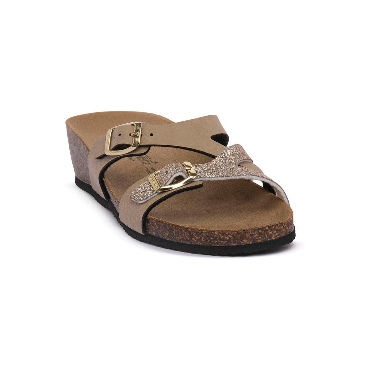Women's Mules Gold Star Beige
