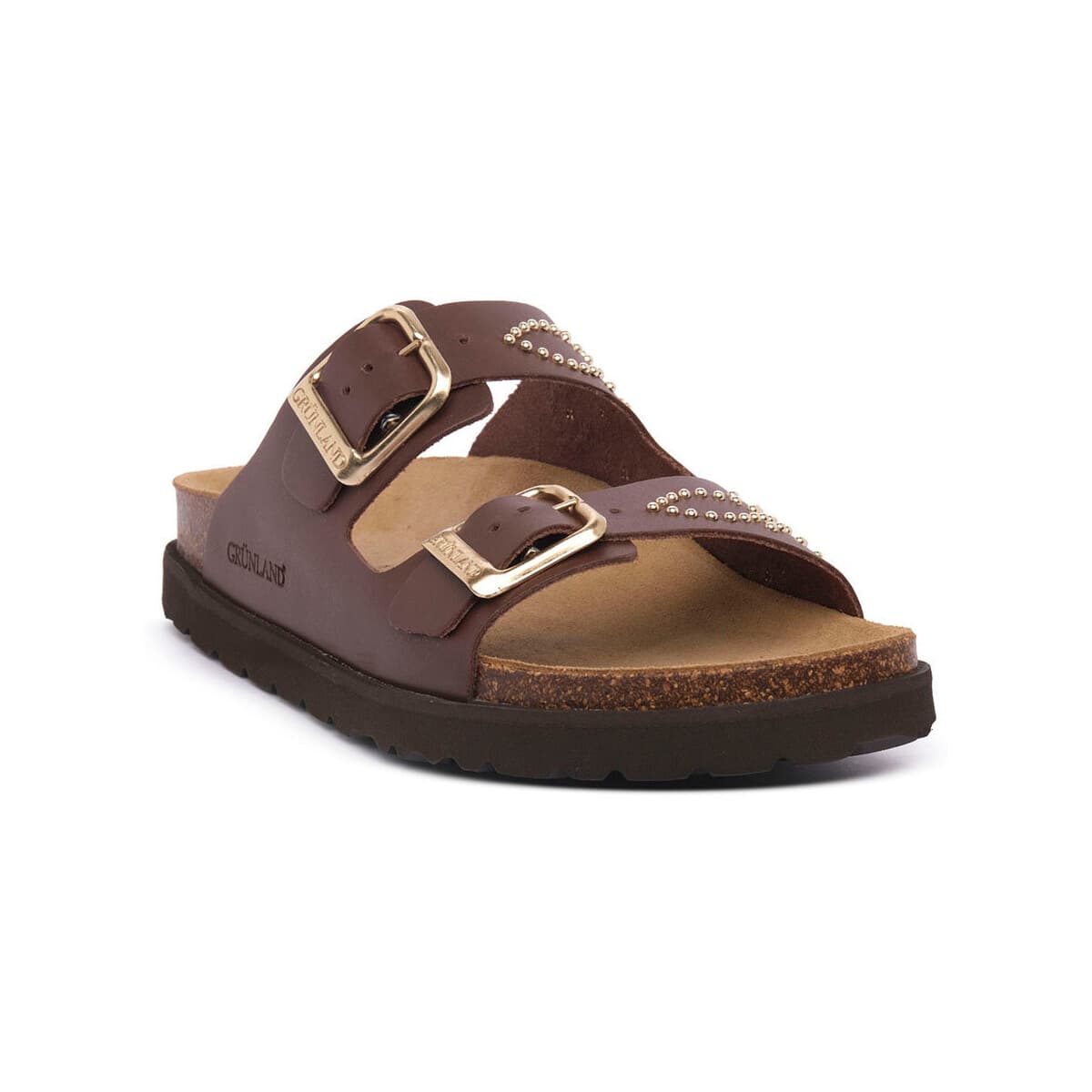 Women's Mules Grunland Brown