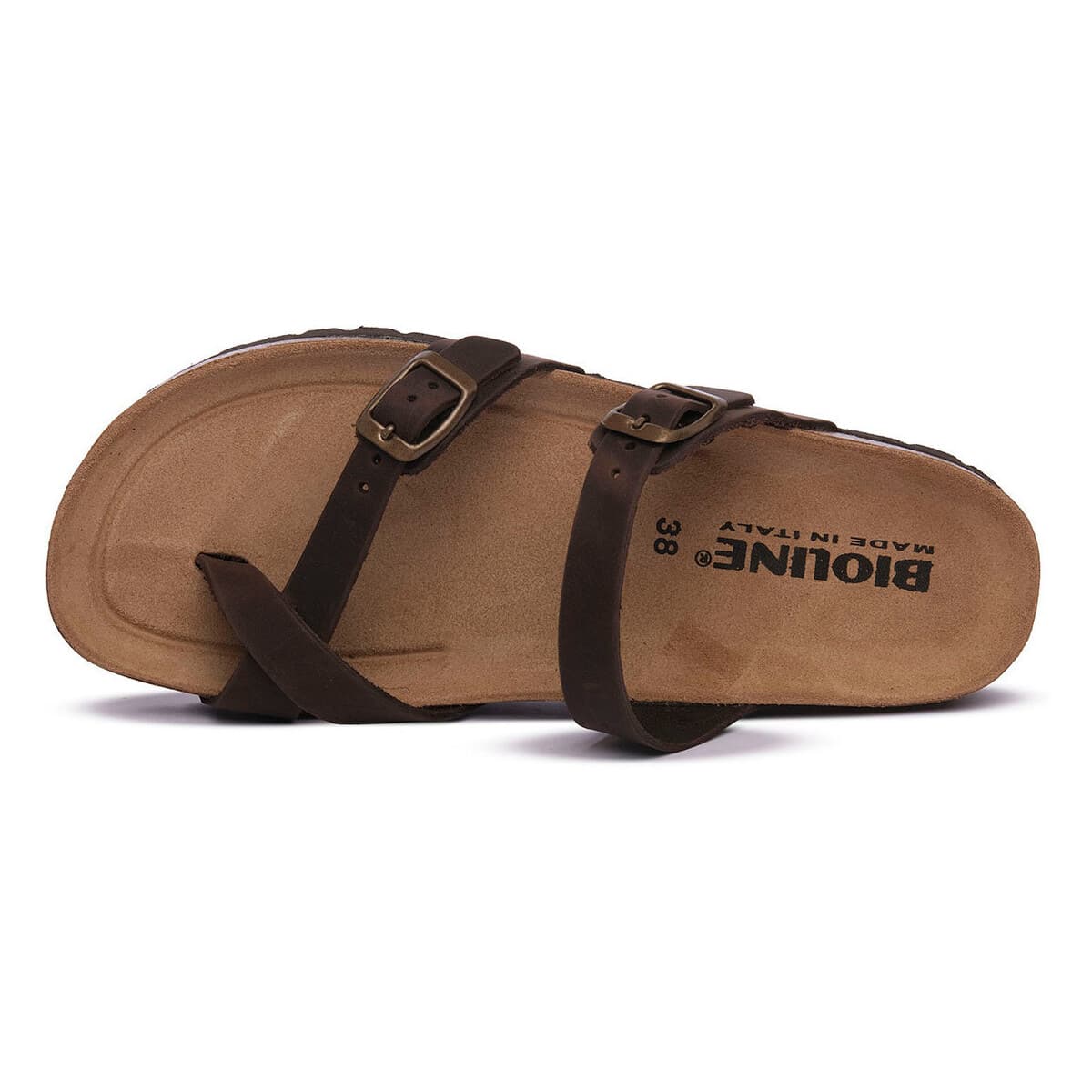 Women's Flip Flops Bioline Brown