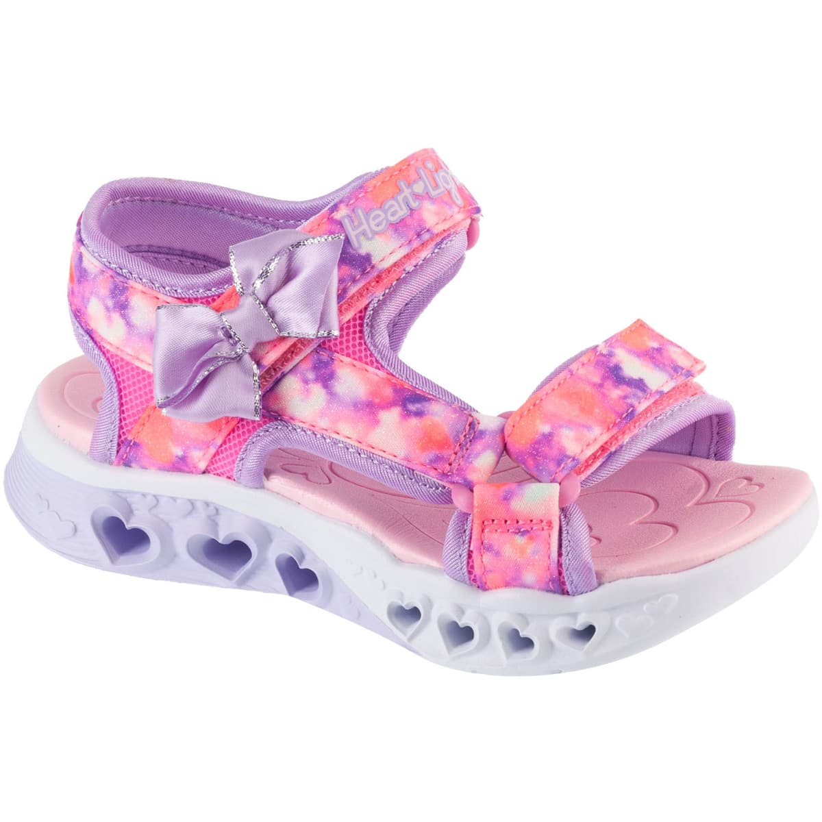 Σπορ σανδάλια Skechers S-Lights: Flutter Hearts Sandal - Blurry Love