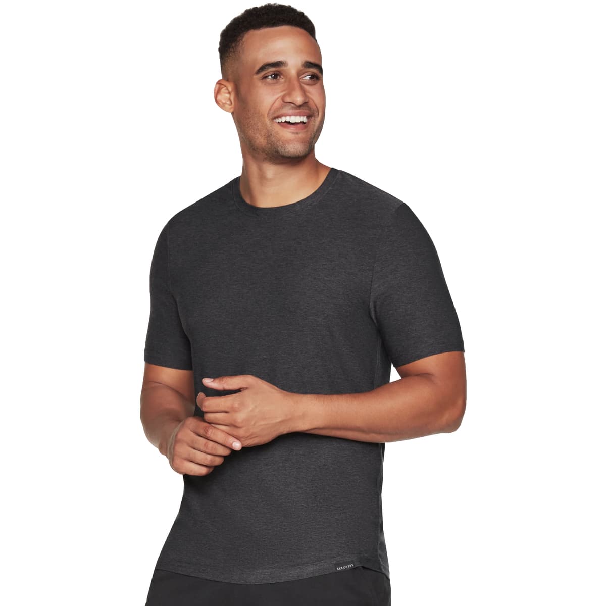 Men's T-Shirts Skechers Gray