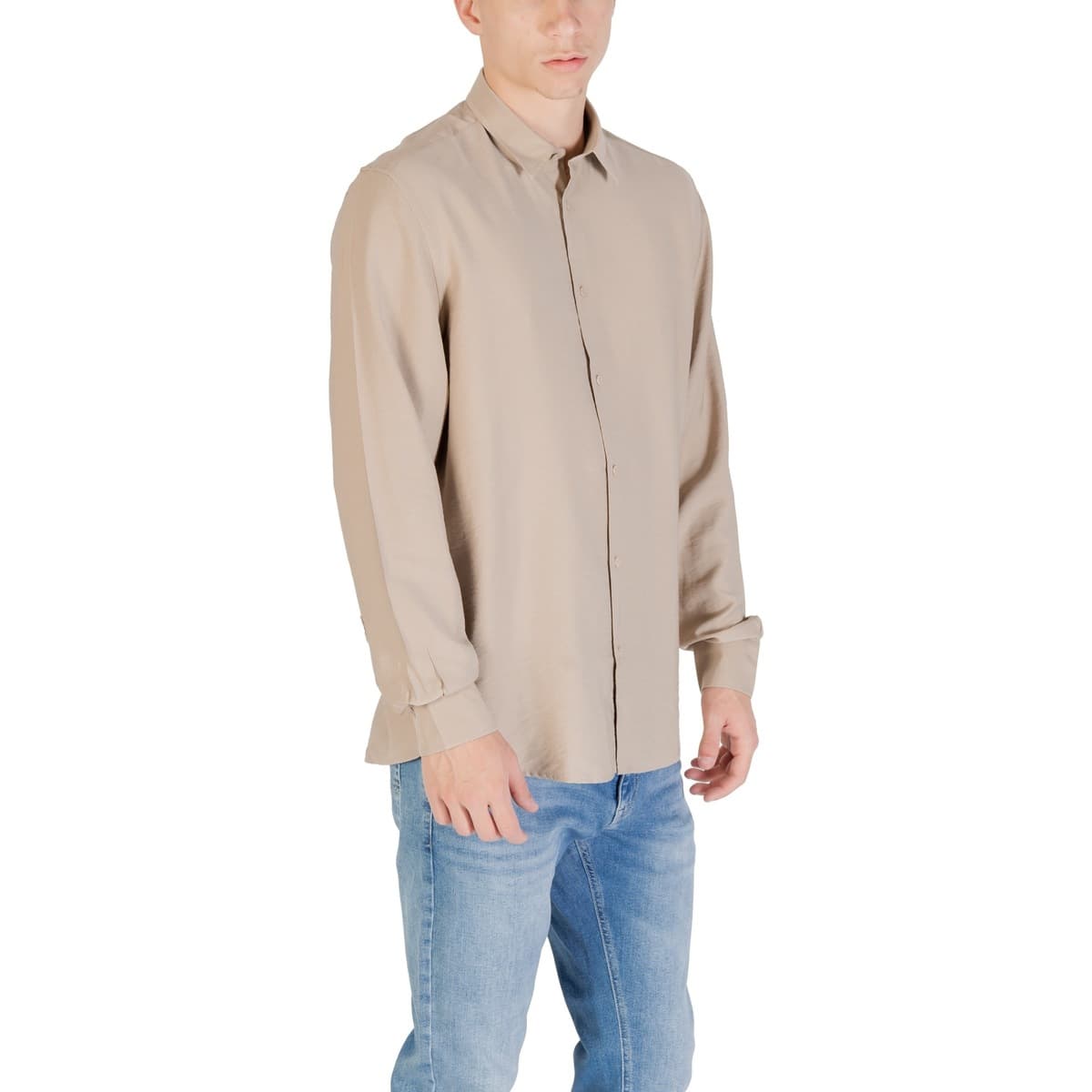Men's Shirts Antony Morato Beige