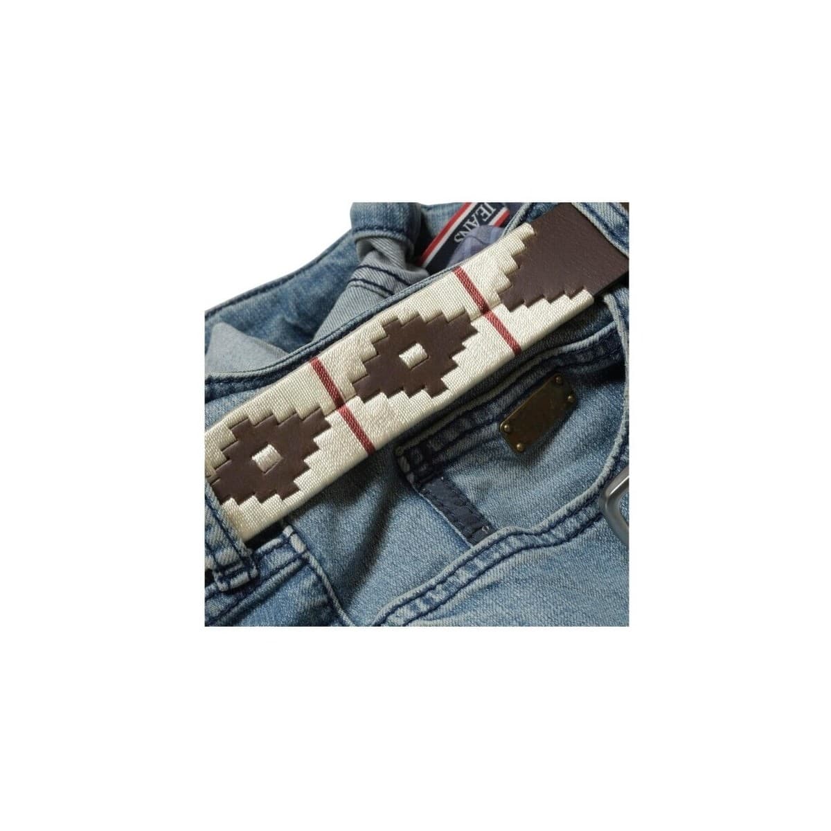 Men's Belts Pelpe White